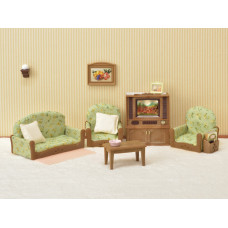 Sylvanian Families Living Room and TV Set
