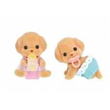 Sylvanian Families Toy Poodle Twin Babies