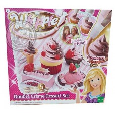 Whipple Double Creme Dessert Set Strawberry and Chocolate
